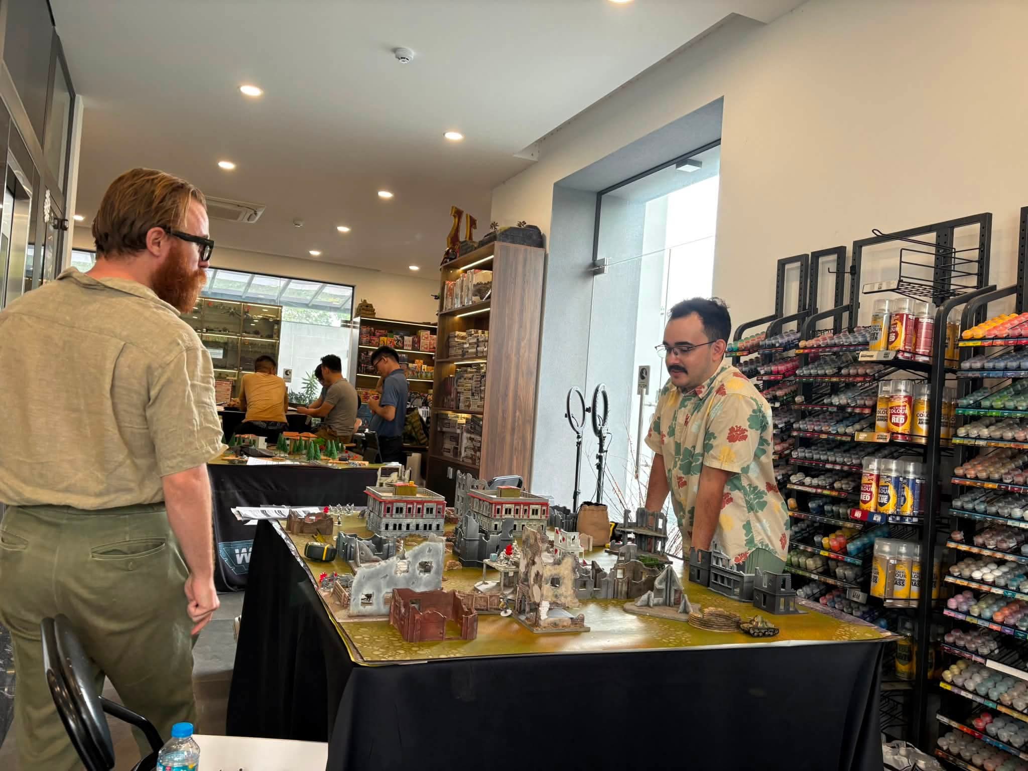 Dungeons and Dragons fantasy role-playing game setup