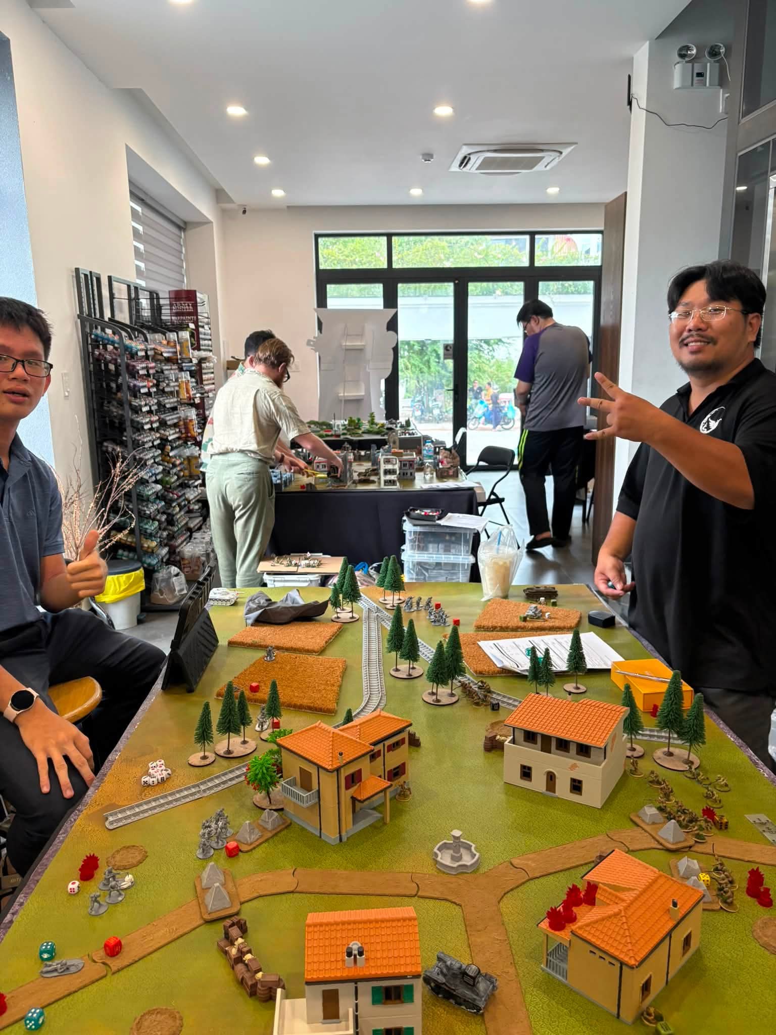 Group gaming session at Wargames Holiday Centre Phuket